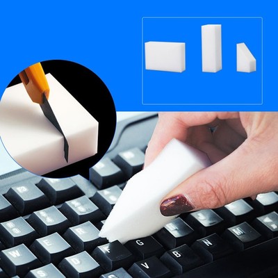 10pcs/set Sponge Eraser Home Clean Accessory Microfiber Keyb