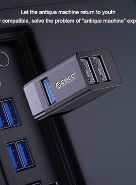 Orico Wireless USB Hub Splitter 3 in 1 5Gbbs High Speed USB3