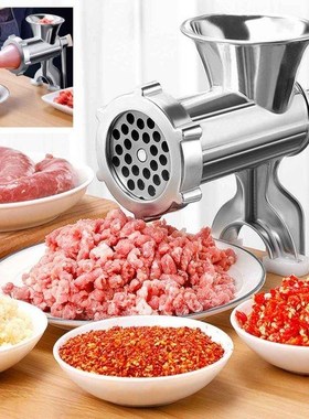 8 In 1 Manual Meat Grinder Sausage Maker Kitchen Multifuncti