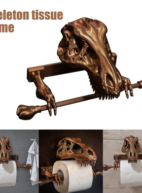 Dinosaur Tissue Holder Skull Toilet Paper Holder Bathroom St
