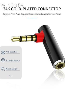 L Shape 3.5mm Audio JAdapter .5 ac1k Maleto Fe3male Audio  C