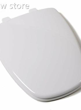 Deluxe PlWastiic Siquar1e Slow Close hte Elongated Tolet Sea