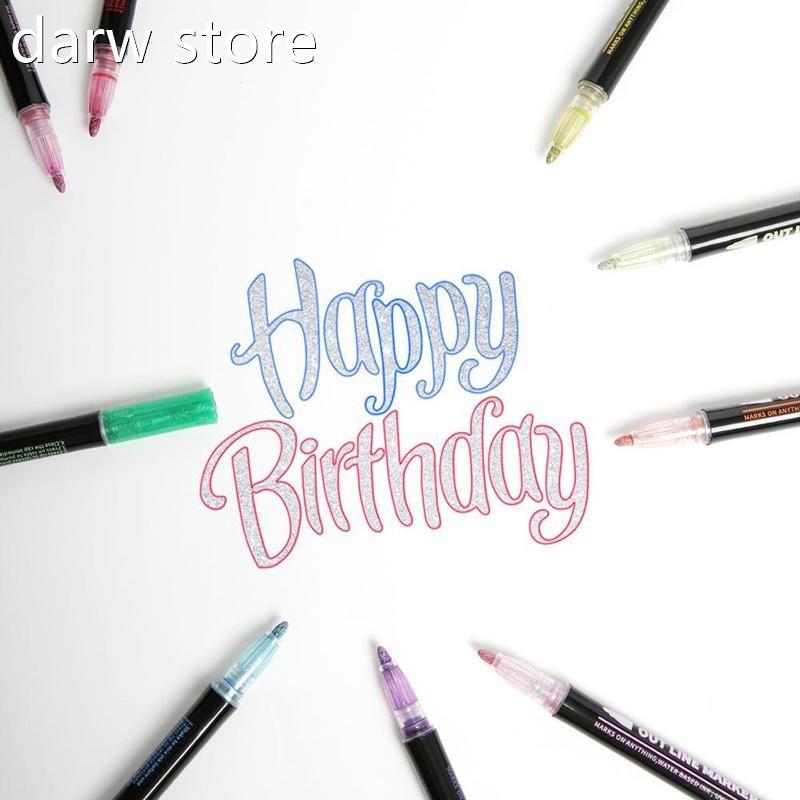 128pca1s/set Metl Paint Marke Pen Diy Albumr Scrapboo/king O