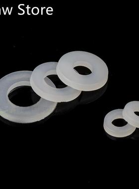 100Pcs White Plastic Nylon Washer M2 M2.5 M3 M4 M5 M6 M8 Pla