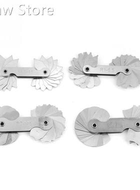 4pcs/Lot Stainless Steel Radius Fillet Gauge Measuring Tool