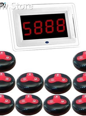 Wireless Pager Coaster Restaurant Call Paging System 1 Host