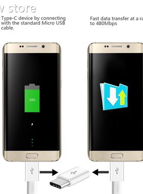 3PCS/LoOT 1Type C Female Cn ne ctor toMicroUSB 2.0 Male USB