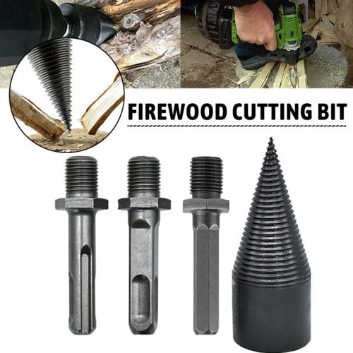 High Speed Twist Firewood Drill Bit Log Wood Splitter Screw