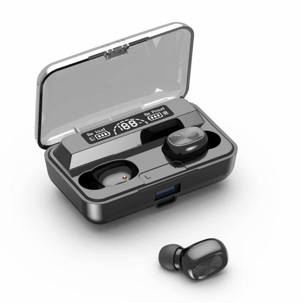 Touch Control Bluetooth-compatible 5.0 Earphones Wireless He