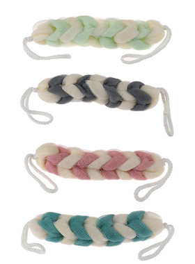 1PCS leaning the back Twist Bath Sponge Bath Towel Rub Brush