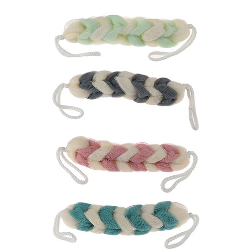 1PCS leaning the back Twist Bath Sponge Bath Towel Rub Brush