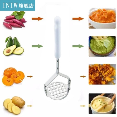 Potato Masher Stainless Steel Potato Pusher With Handle Smoo
