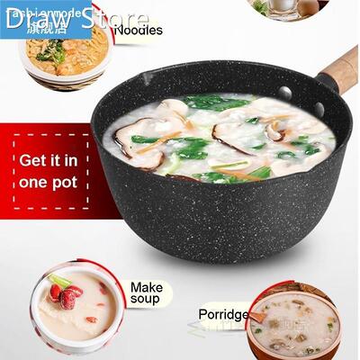 Cooking Pots and Pans Set Porridge Soup Ramen Milk Pot Non S