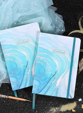 A5 Hardcover Notebook Lined with Elastic Strap Ribbon Bookma