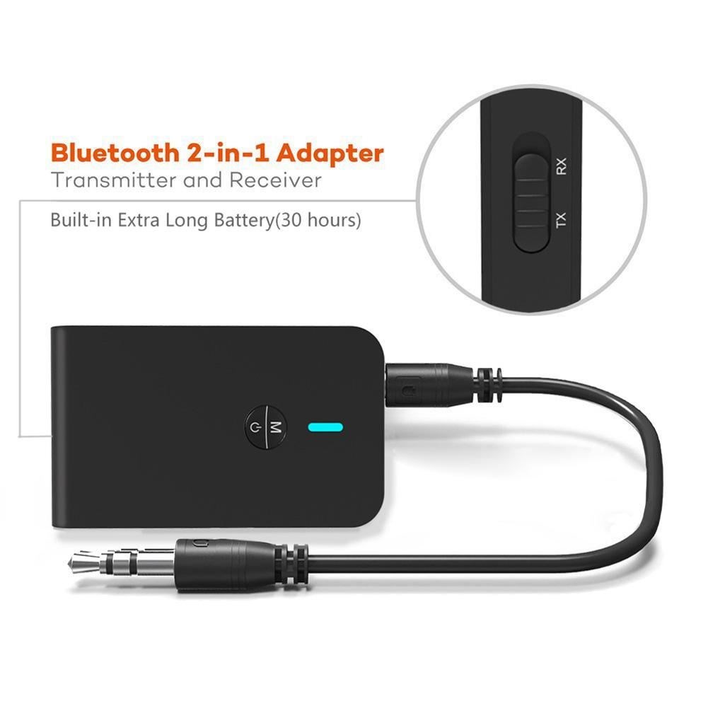 luetooth 5.0 Transmitter Receiver 2 In 1 Audio Wireless Adap