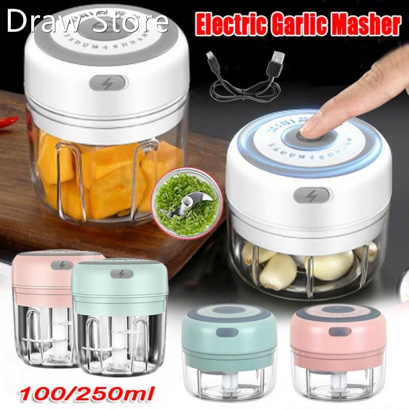 Electric Mini Garlic Chopper Meat Grinder Crusher for Nut Fr