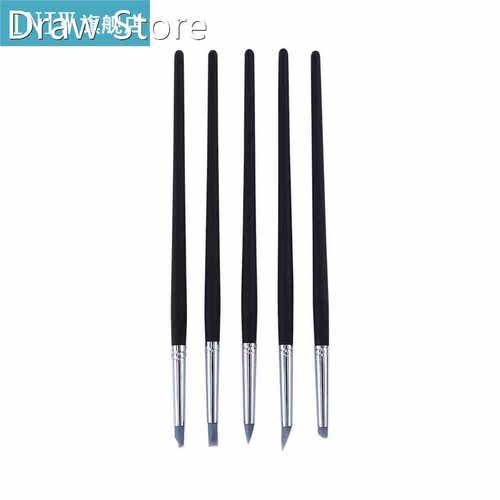 5pcs Flexible Silicone Wax Clay Sculpting Carving Pottery Ma
