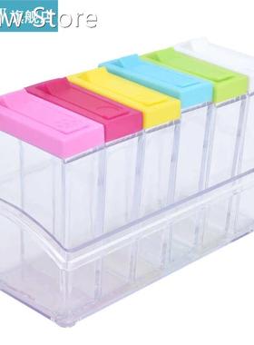 Spice Containers Seasoning Box Transparent and Visible Sturd