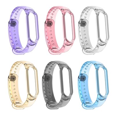 Sports Diving Rubber Watch Strap Buckle TPU Adjustable Smart