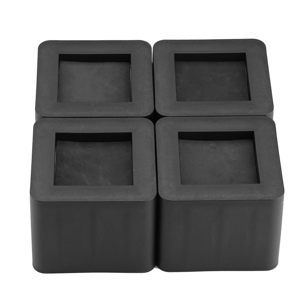 4 Pcs/Set Furniture Leg Risers PP Plastic Non-Slip Riser 适
