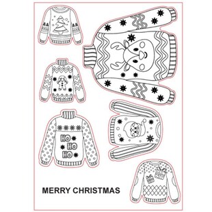 2022 New Silicone Clear Stamp Embossing Mould for Christmas