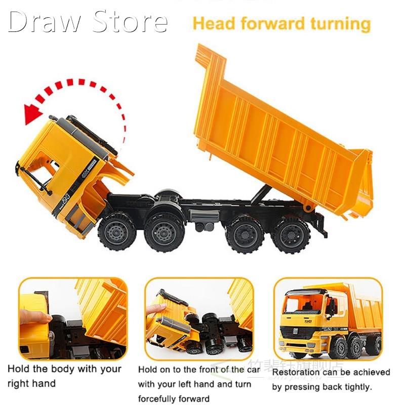 Simulation Beach transport Toy car Big Dump Truck Friction