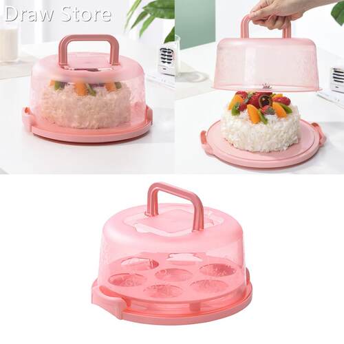 Cake Dessert Cupcake Muffin Carrier Container Translucent Do