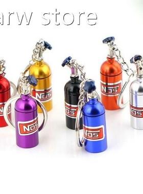 car Nitous Oide yBottle Kechain Keyring Pill Box forr M1erxc
