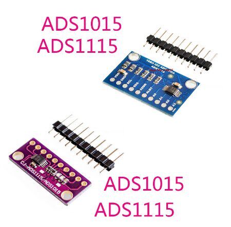 I2C ADS1115 ADS1015 16 Bit ADC 4 channel Module with Program