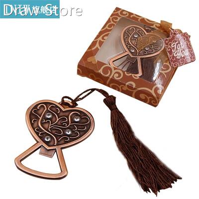 1pc Bottle Opener Vintage Heart Wine Opener Bottle Cap Opene