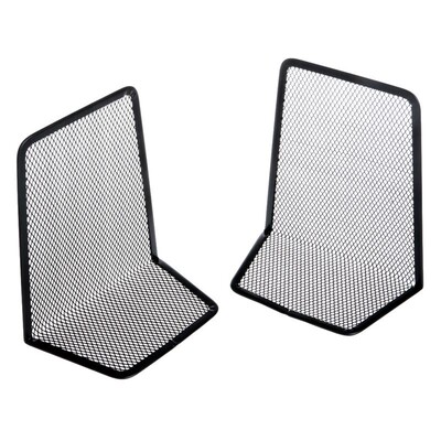 1 Pair Metal Mesh Desk Organizer Desktop Office Home Bookend