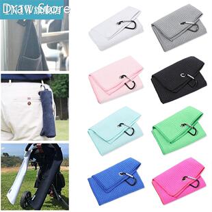 30*50cm Microfiber Cotton Golf Towel With Carabiner Hook Hig