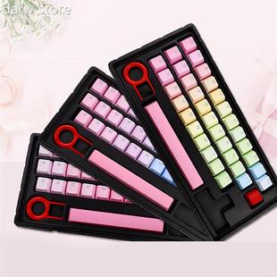 Keya1ps 35Pcs Backlight Clacps Transucidus fColorful Key