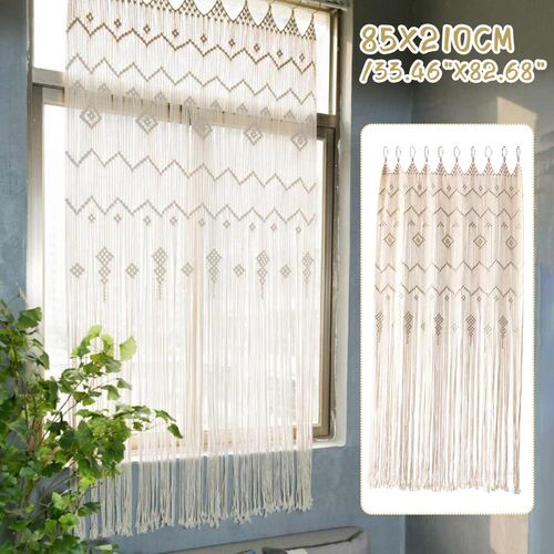 210x85CM Bohemian Handmade Wall Hanging Woven Tapestry Room