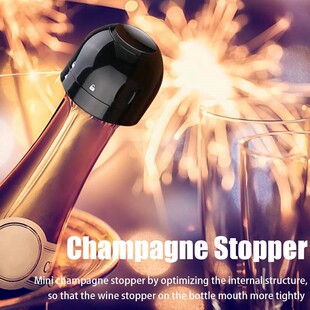 1Pc Champagne Stopper Silicone Sealed Vacuum Red Wine Bottle