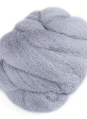 8Colors 55g Colored Needle Felting Wool Roving Spinning Sewi
