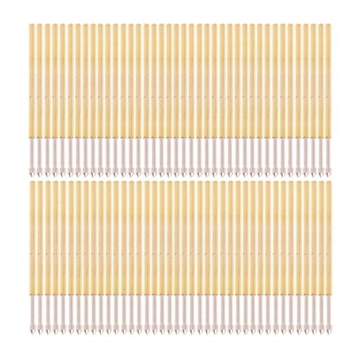 100 Pcs Spring Test Probe Pogo Pin P100-E2 Dia 1.36mm Length