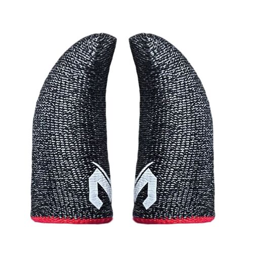 2 Pcs Phone Games Sweat-Proof Finger Gloves Thumbs Finger Co