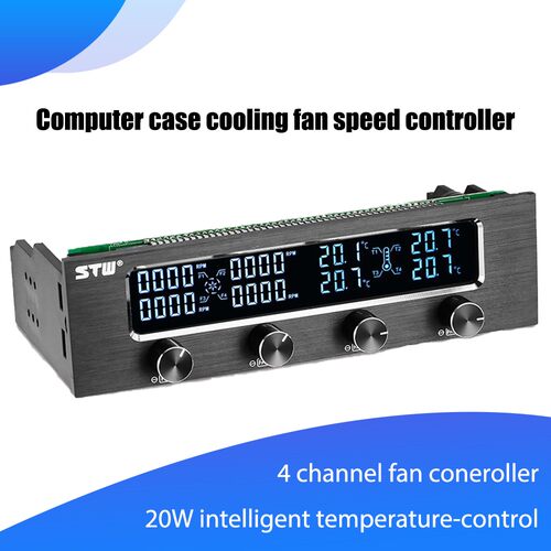 STW-6041 Multi-Function PC CPU 4 Channel Fan Controller Spee