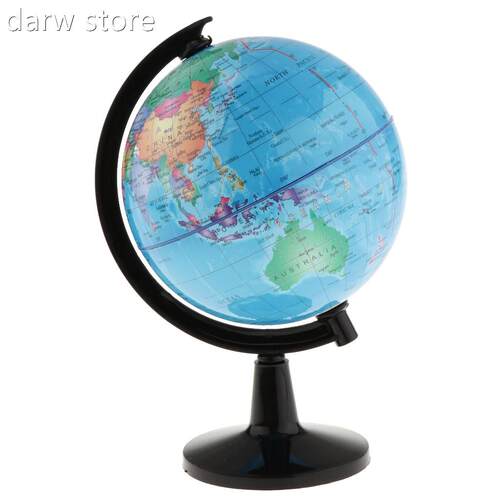 16cm Vi1tage Globe Rotatig Swivel nWorld Map of Earth Atnlas