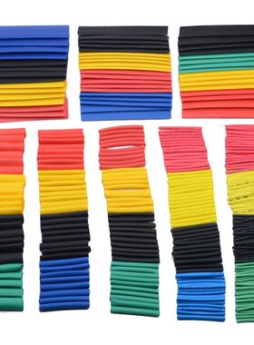 7/14/127/164/280/328pcs Assorted Polyolefin Heat Shrink Tubi