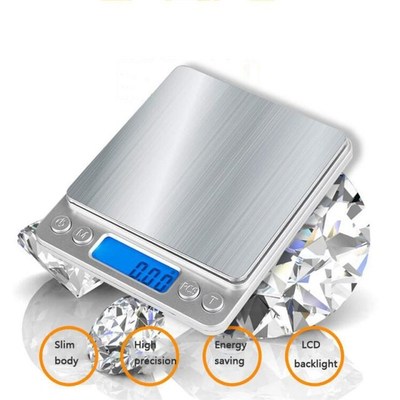 500g x 0.01g Electronic Kitchen Scale Weight Balance High Pr