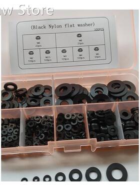 500pcs/box DIN125 iso7089 M2 M2.5 M3 M4 M5 M6 M8 Black/White