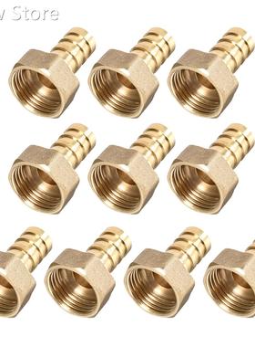 10pcs Brass Barb Hose Fitting Connector Adapter 12mm Barbed