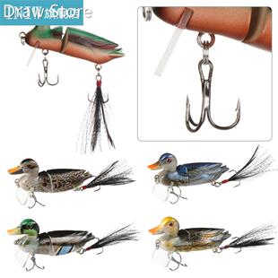10g 3D Duck Floating Topwater Fishing Lures For Bass Artific