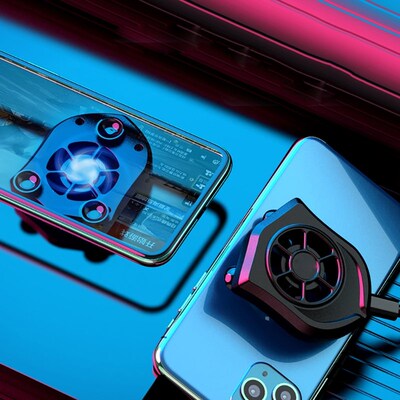 Black High Quality Semiconductor Mobile Phone Cooler for Run