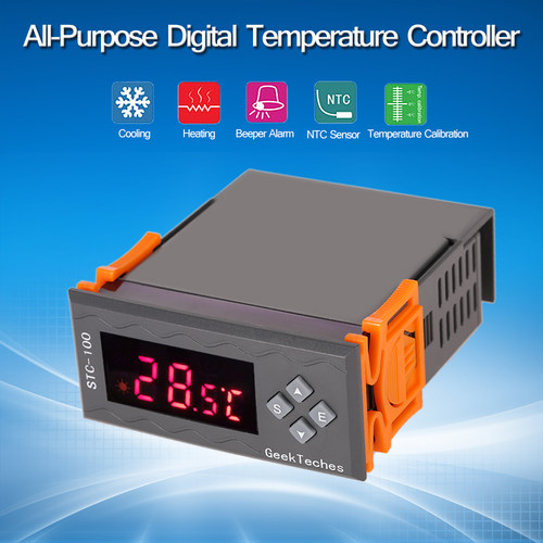 AC110-240V LED Digital Temperature Controller All-Purpose Th