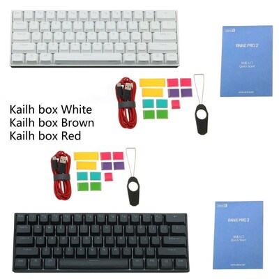 60% Mechanical Keyboard Bluetooth 4.0 Type-C RGB 61 Keys Mec