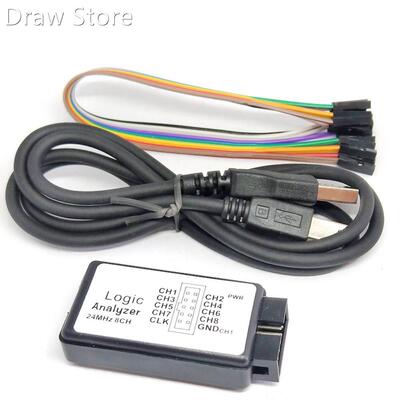 USB Logic Analyzer 24M 8CH Microcontroller ARM FPGA Debug To