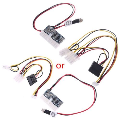 DC 12V 160W 24Pin Pico DC-ATX-160W Module Switch PSU Car Aut